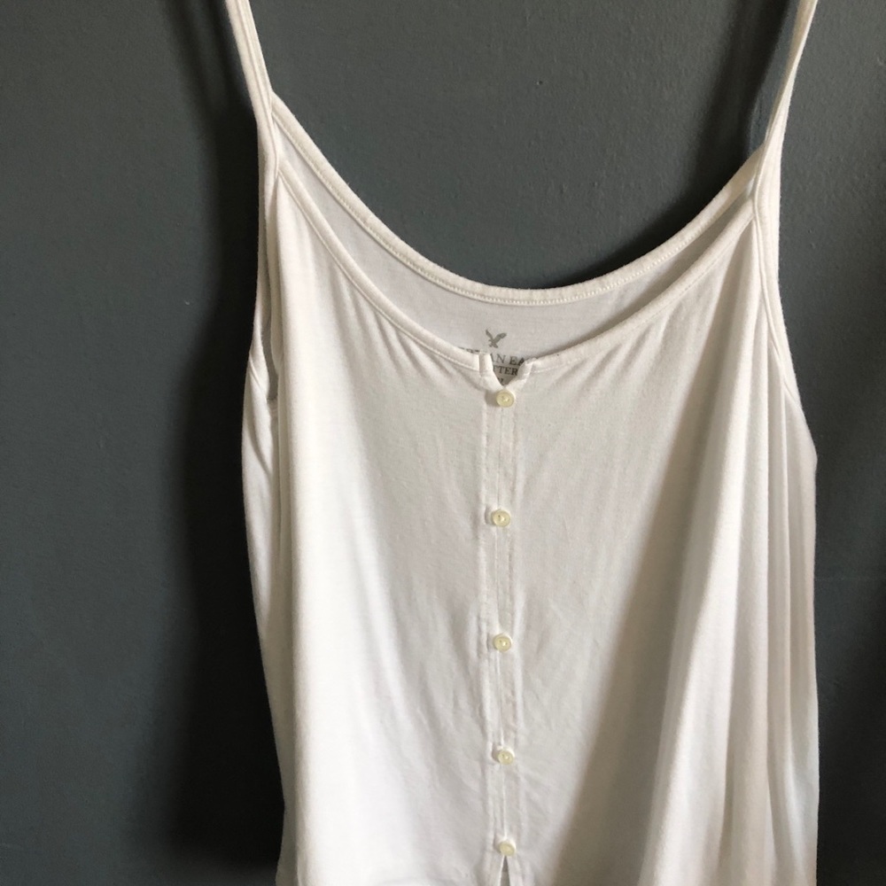 American eagle white tank top